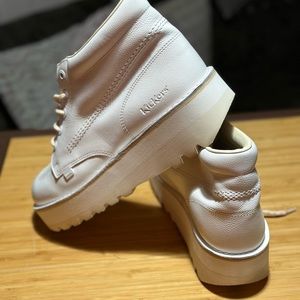 White Platform Sneaker
